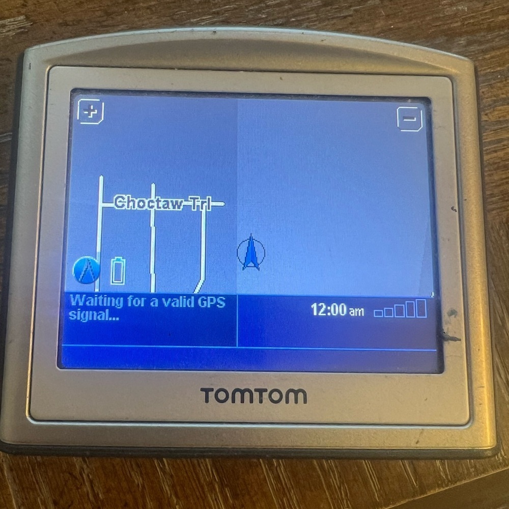 Silver GPS Navigation Device